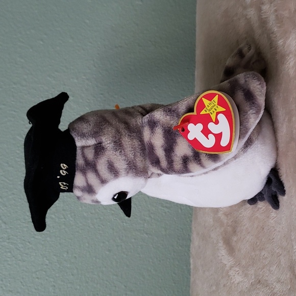 Wiser the Owl 🎓🦉Ty Beanie Baby Graduation Bird🦉 Gift Kids Toy Collectible NWT - Picture 11 of 12